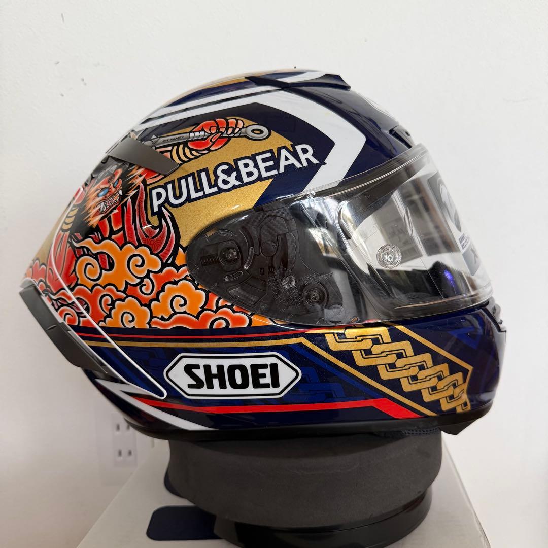 shoei x14 マルケス モテギ3 中古美品（59-60）Lサイズ