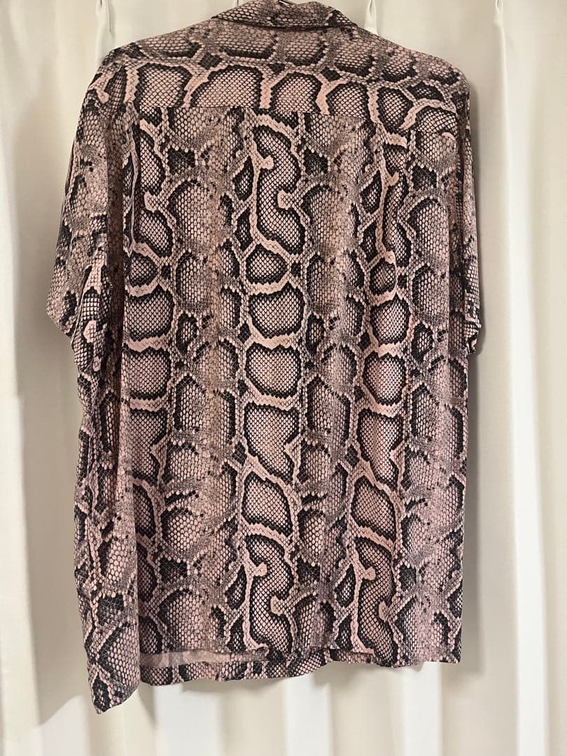 WACKO MARIA ヘビ柄 半袖シャツ L パイソン