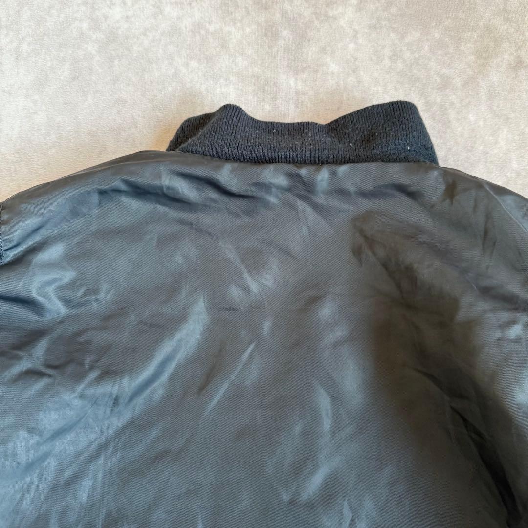 90s アルファ フライトジャケット ネイビー リバーシブル XL