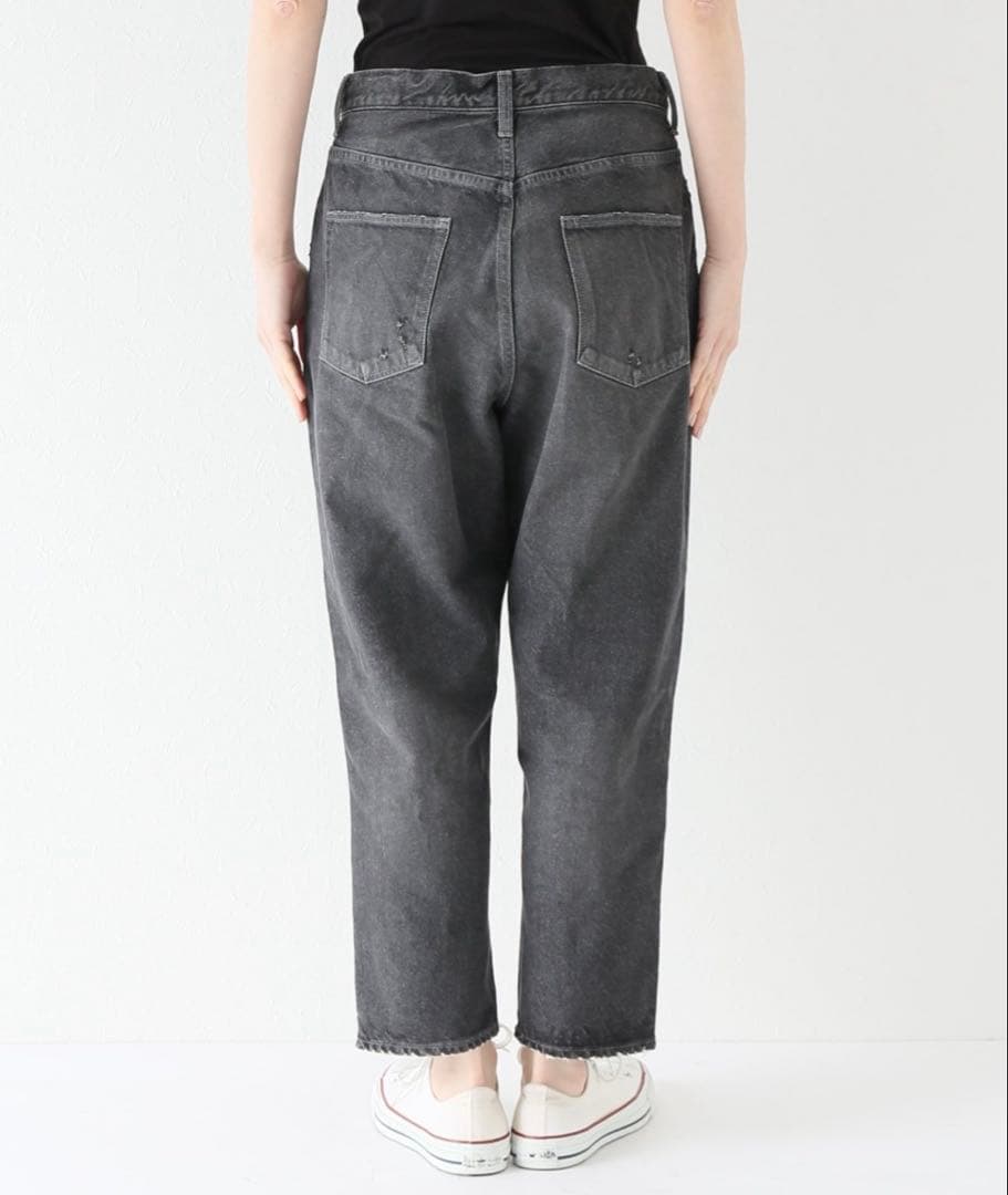 ジャーナルスタンダードラックス　リュウカBKデニムルーズテーパー8分丈4PK