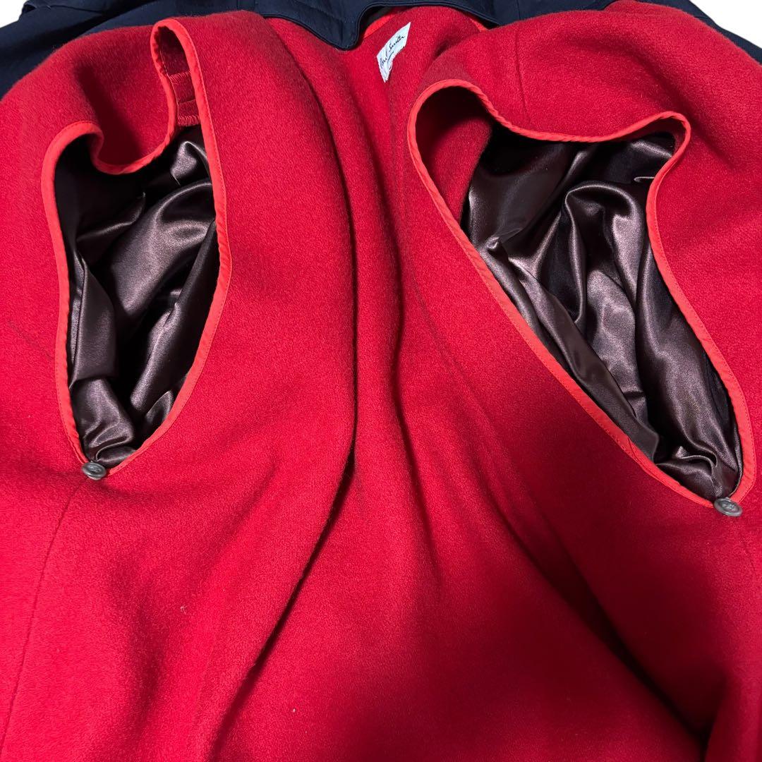 【あしゅ】ポールスミスロンドン　ウールトレンチコートネイビーライナー付