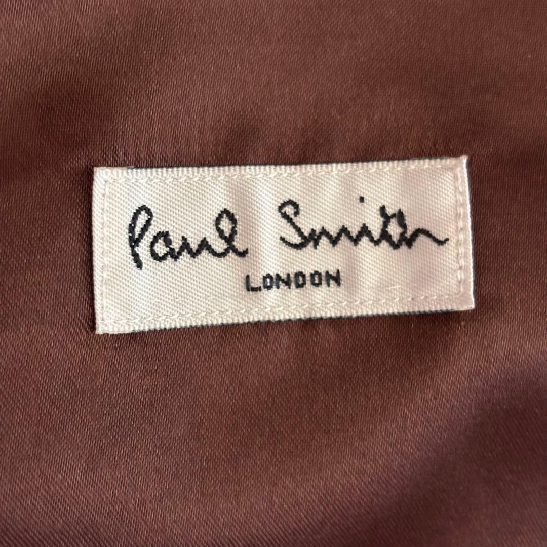 【あしゅ】ポールスミスロンドン　ウールトレンチコートネイビーライナー付