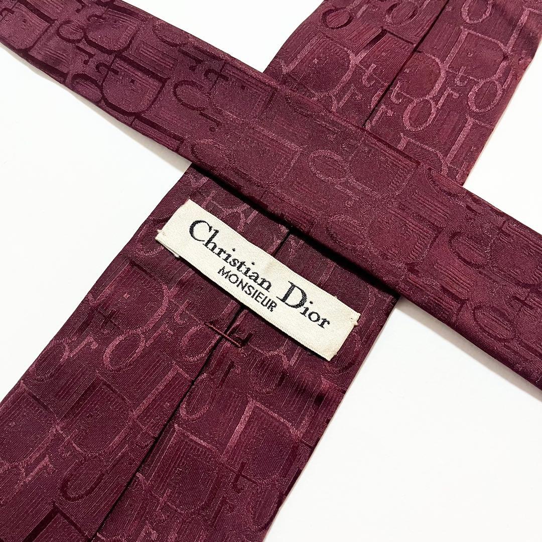【極美品】クリスチャンディオール ネクタイ トロッター柄 シルク100%