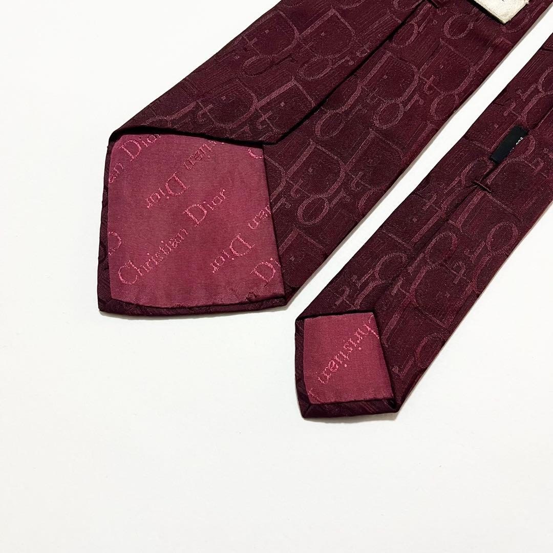 【極美品】クリスチャンディオール ネクタイ トロッター柄 シルク100%