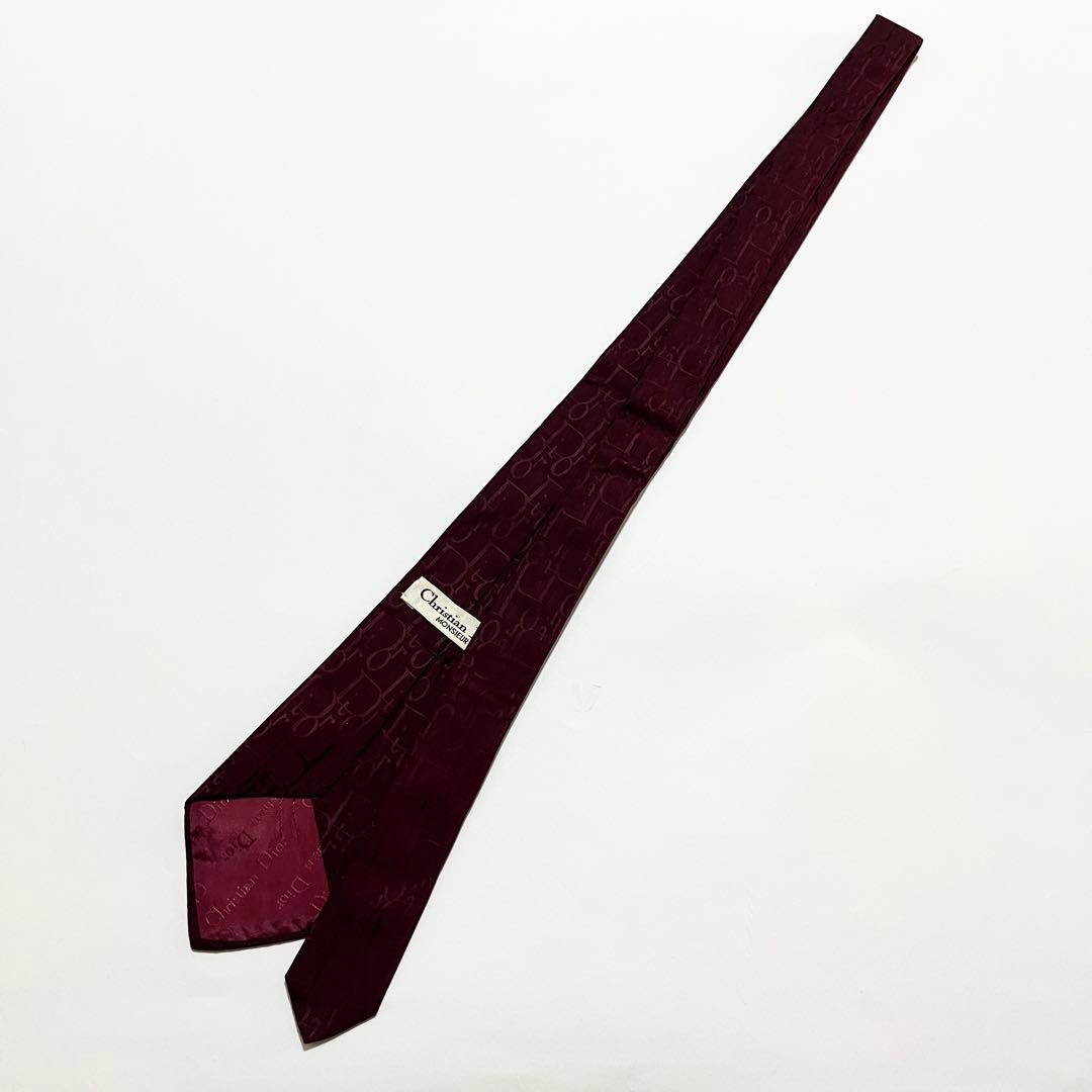 【極美品】クリスチャンディオール ネクタイ トロッター柄 シルク100%