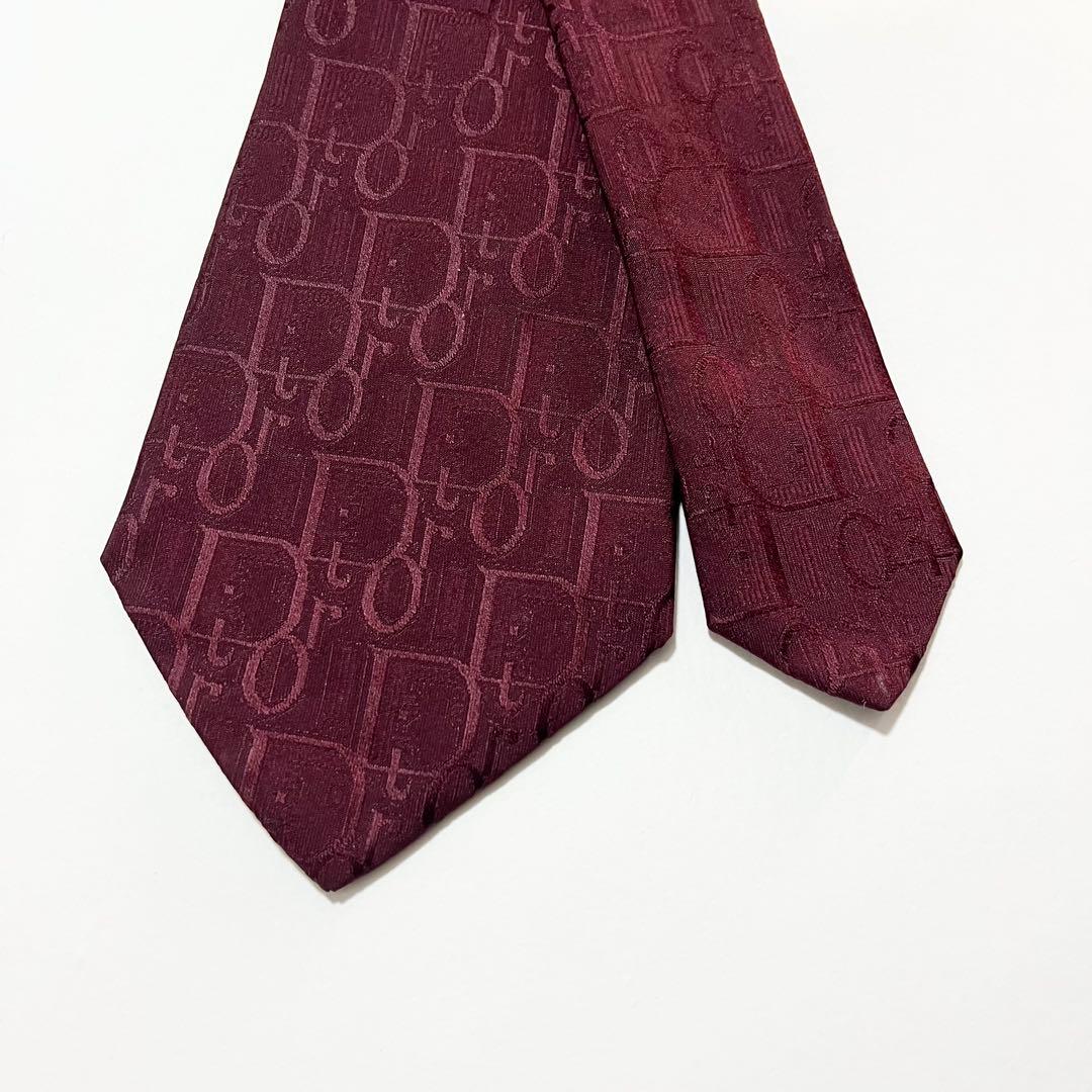 【極美品】クリスチャンディオール ネクタイ トロッター柄 シルク100%