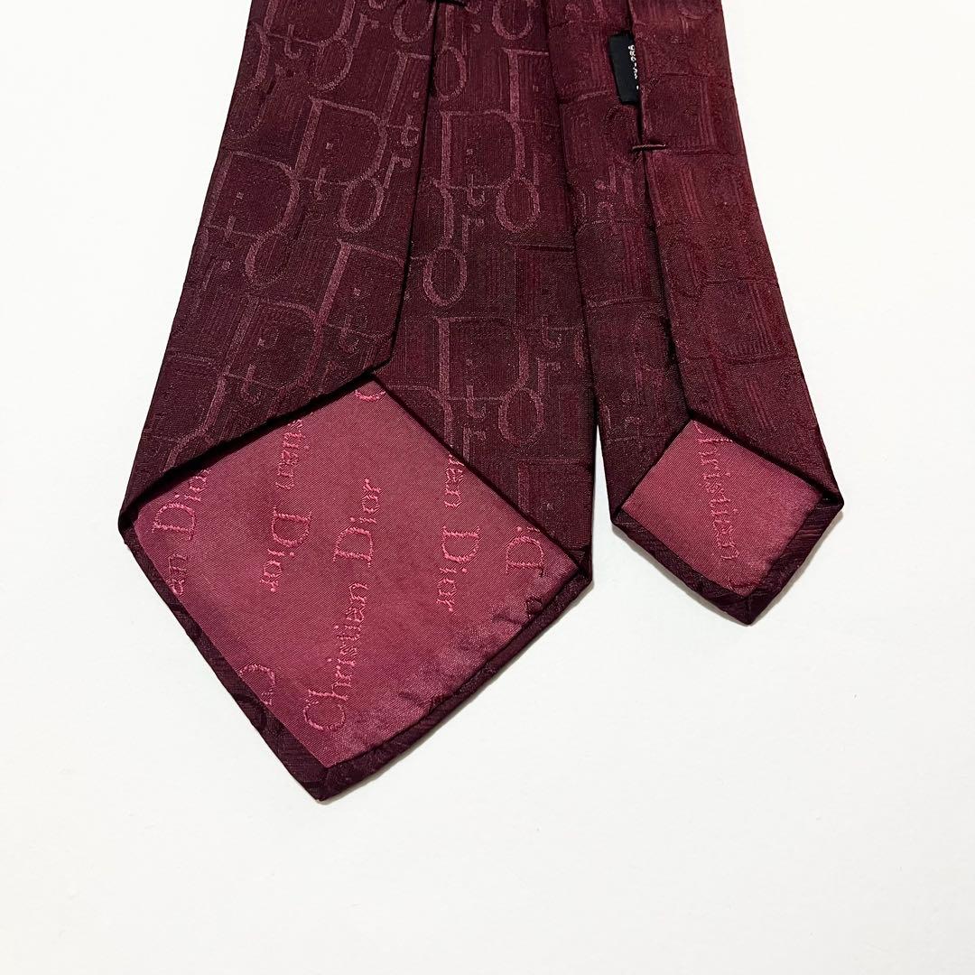 【極美品】クリスチャンディオール ネクタイ トロッター柄 シルク100%