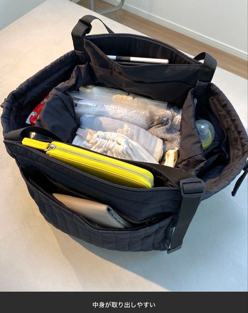 SOLPRESAキルティングマザーズバッグ　Mサイズ