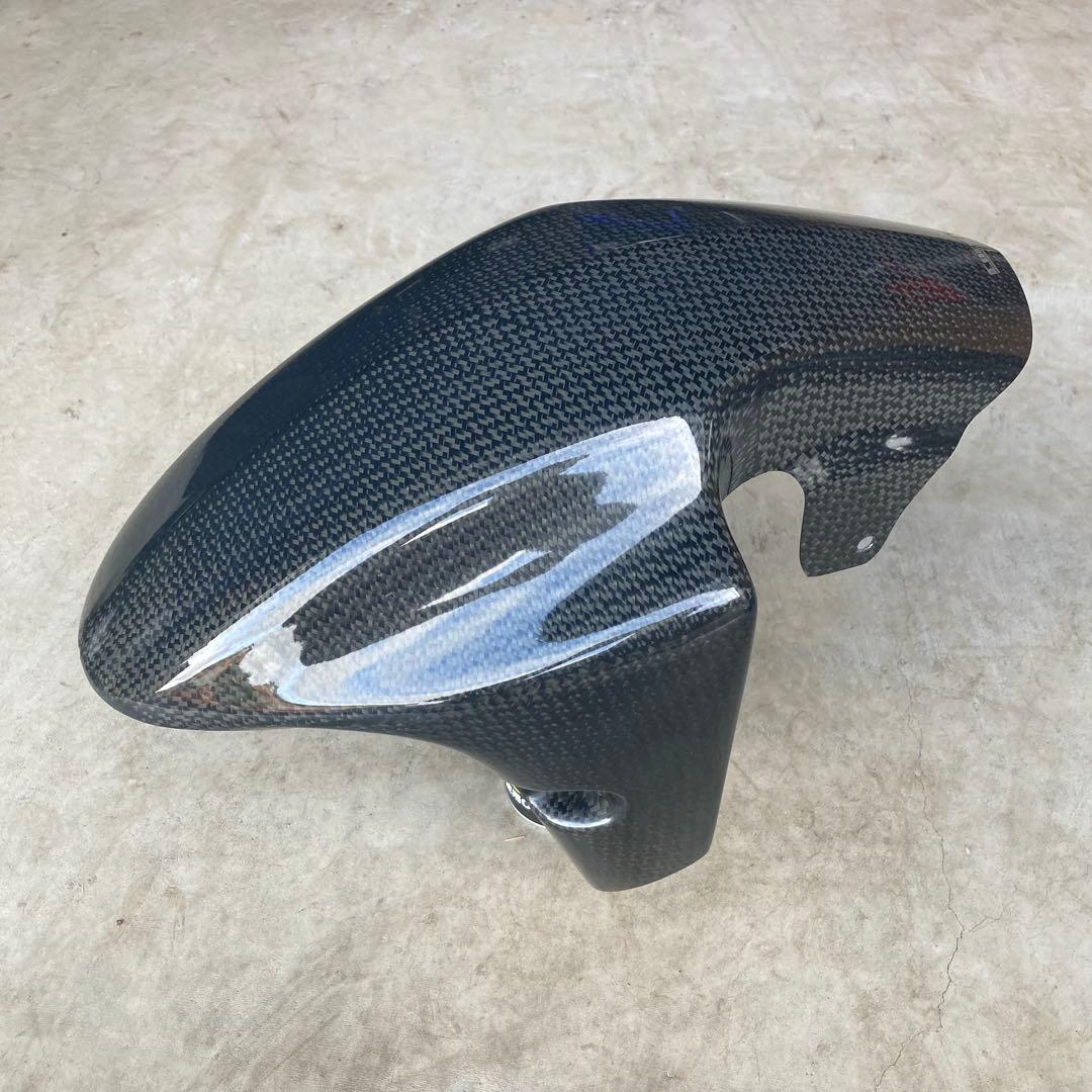 zx12rカーボンフロントフェンダー