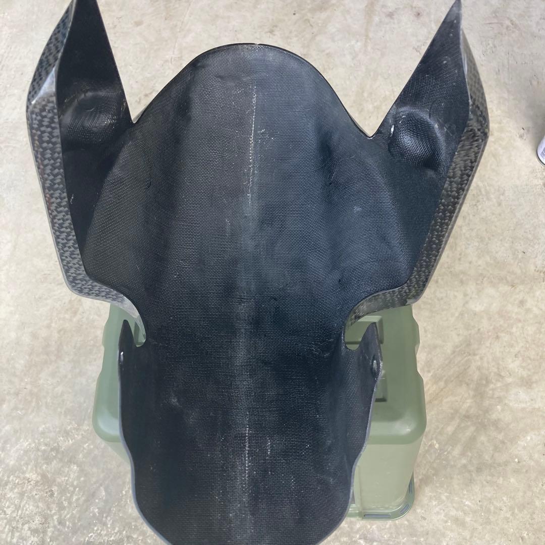 zx12rカーボンフロントフェンダー