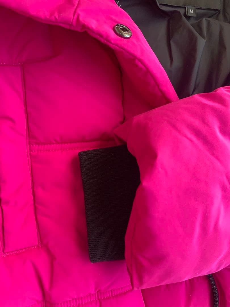 Desigual 極美品フード付き　ベルトパデットコート　M ピンク