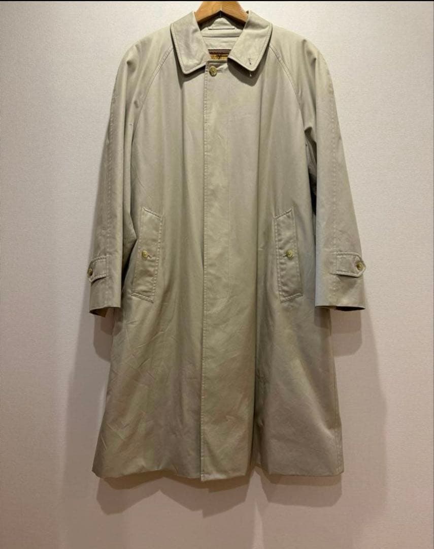 【BURBERRY バーバリー】 ライナー付き ステンカラーコート LL メンズ