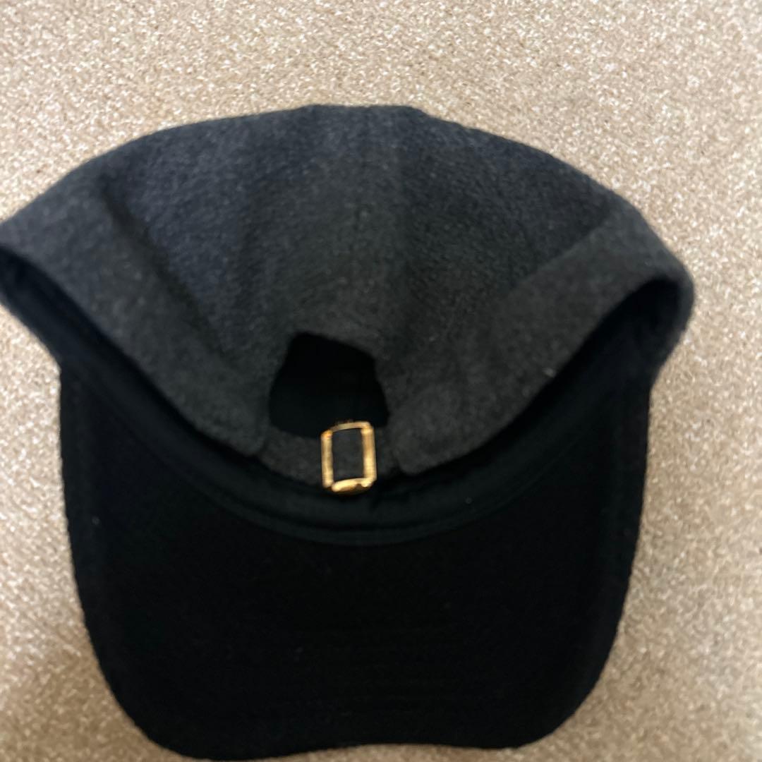 CELINE ベースボールキャップ グレー/ブラック