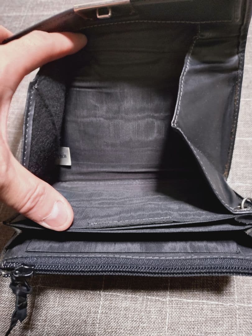 専用　ジャンポール・ゴルチエ　ブラックレザー 長財布 フラップ式