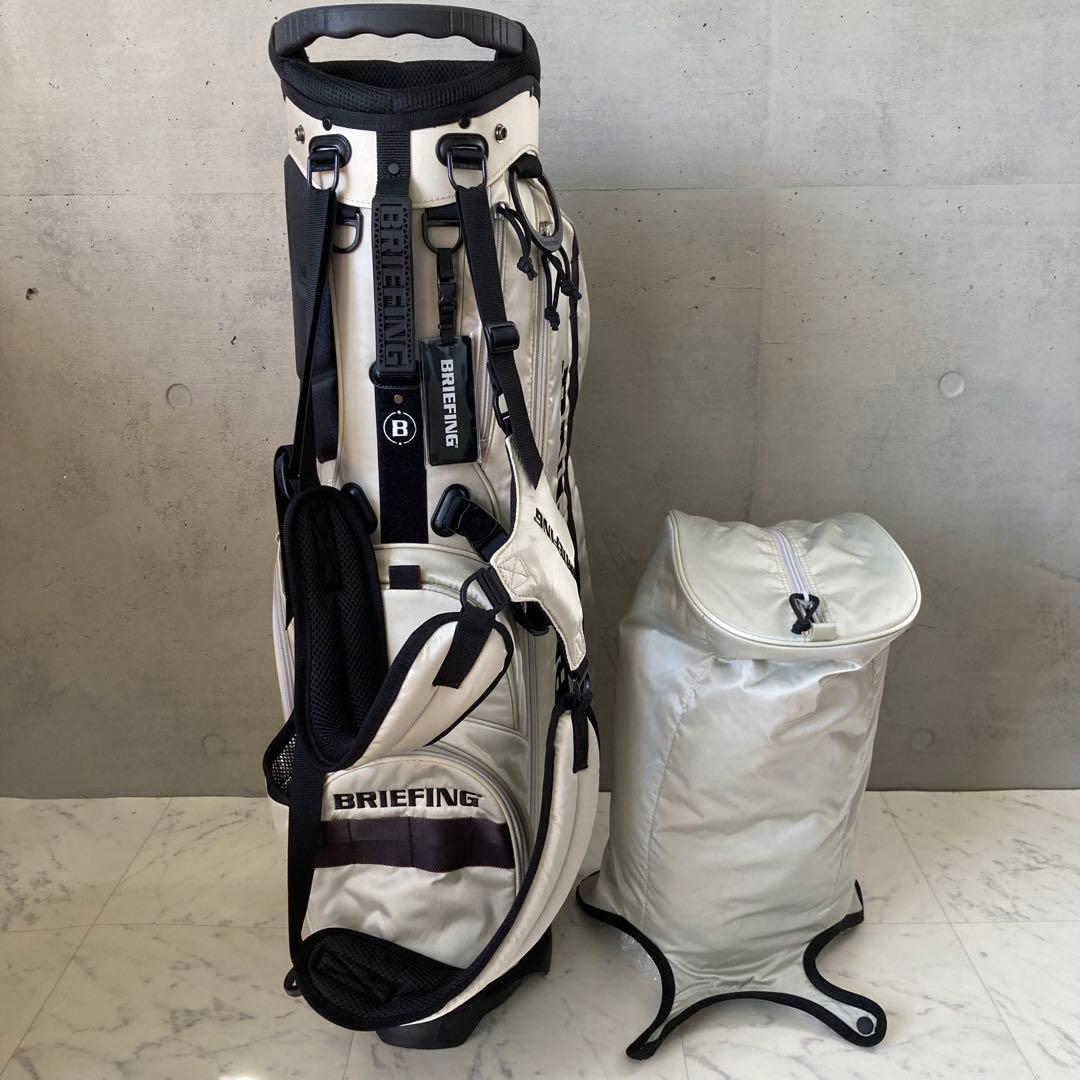 ⛳️極美品 ブリーフィング ゴルフ CR-4 #02 キャディバッグ 薄茶