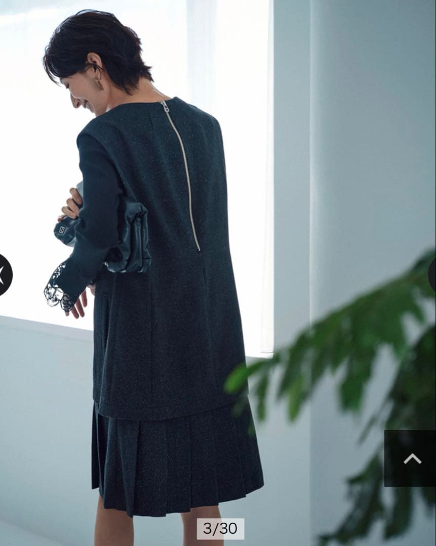 Arpege story アルページュストーリー プリーツジャンスカ