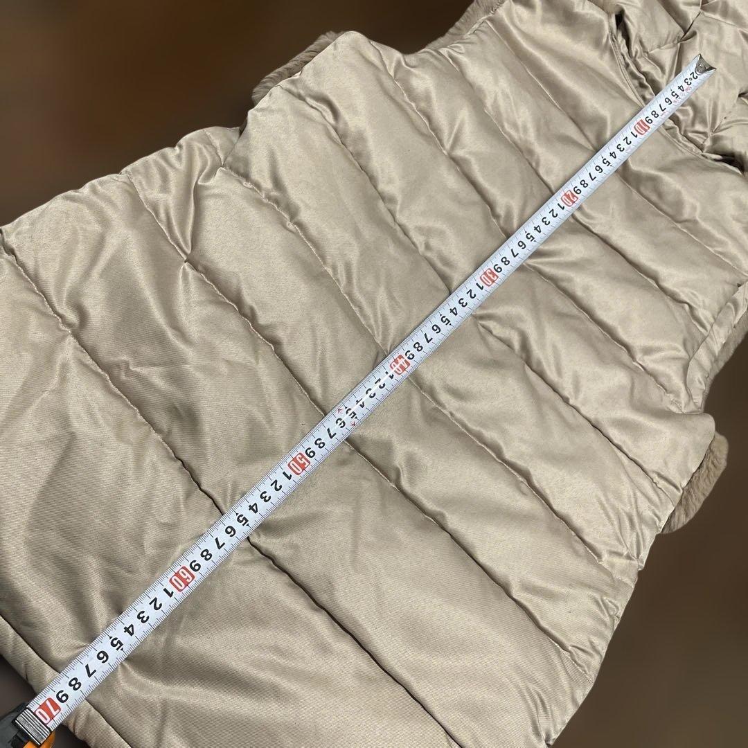 Diagram/フード付きリアルファーダウンベスト