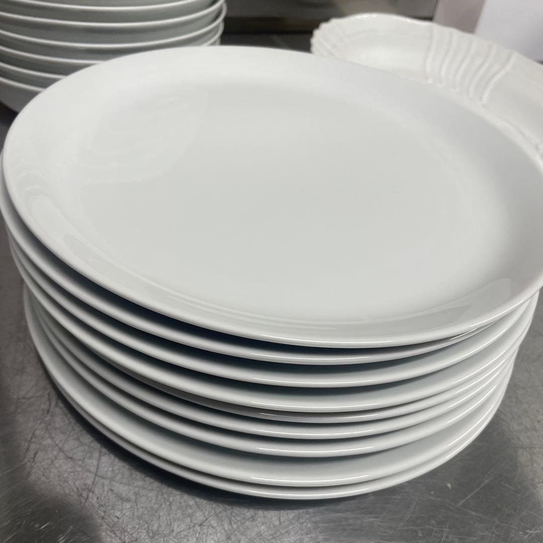 vivo ホワイトポーセリン皿 9枚セット