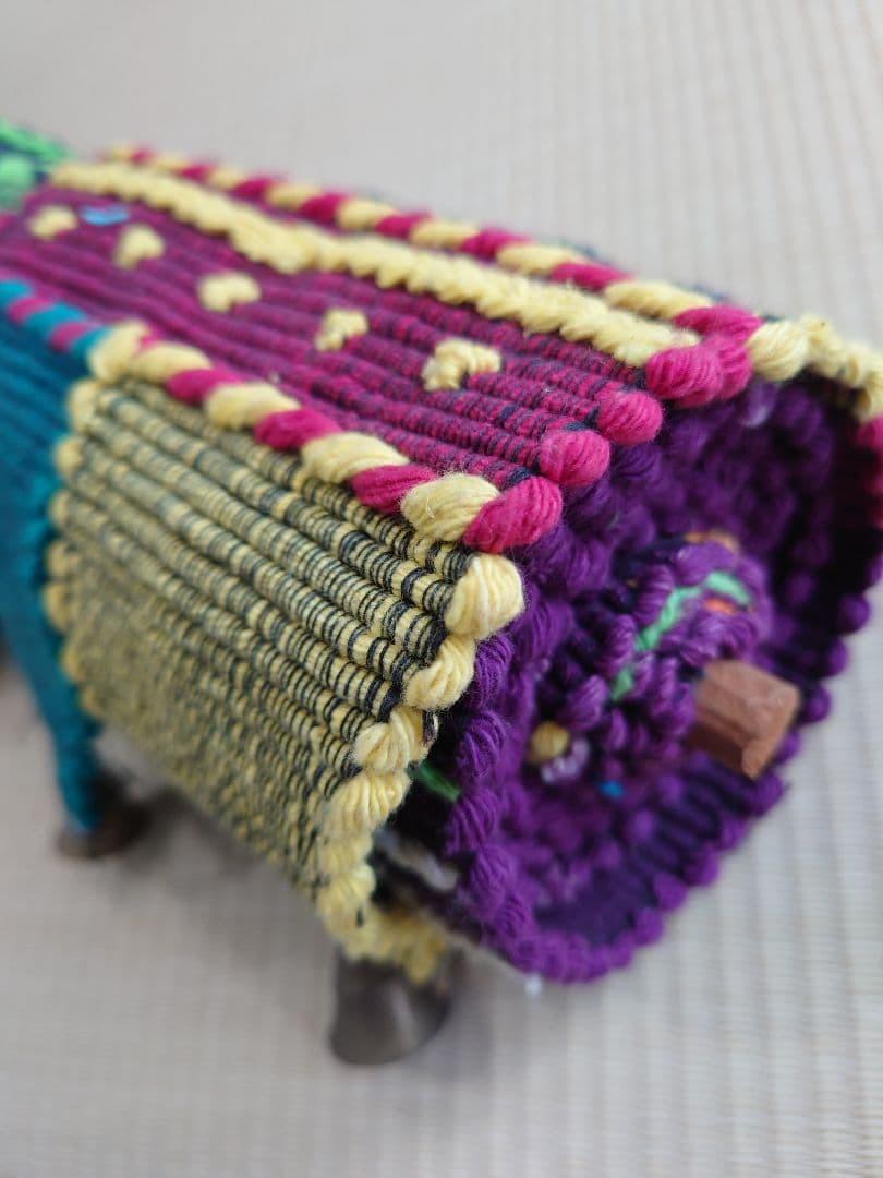 民族　厚手編み暖簾　170cm×70cm　アジアン　メキシコ　エスニック