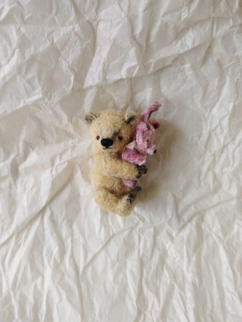 【サイズご注意下さい】ミニチュア　アーティストベア　小町さえり　作家ぬいぐるみ