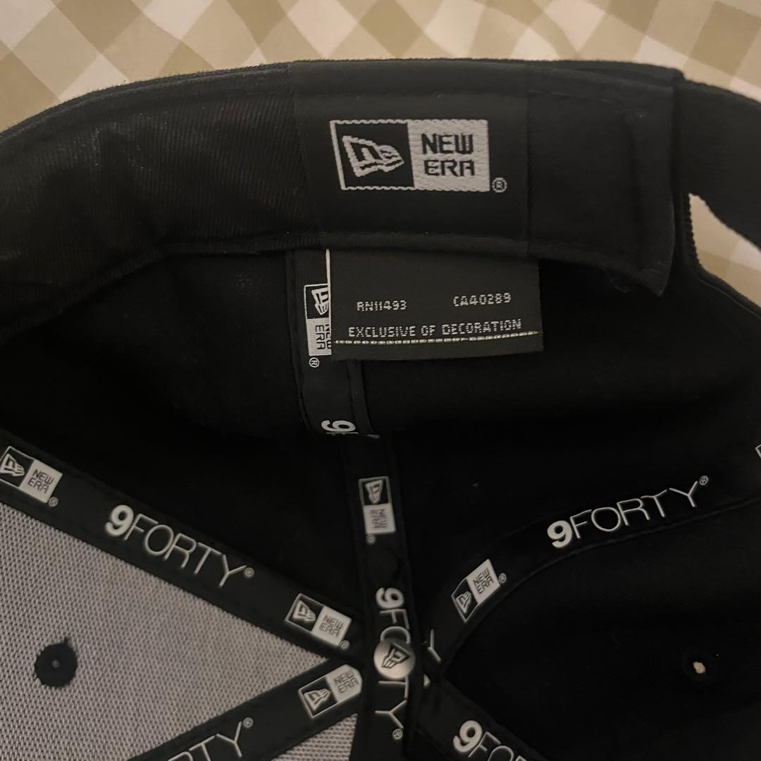 9FORTY Rhinestone クラシックロゴ ブラック NEWERA