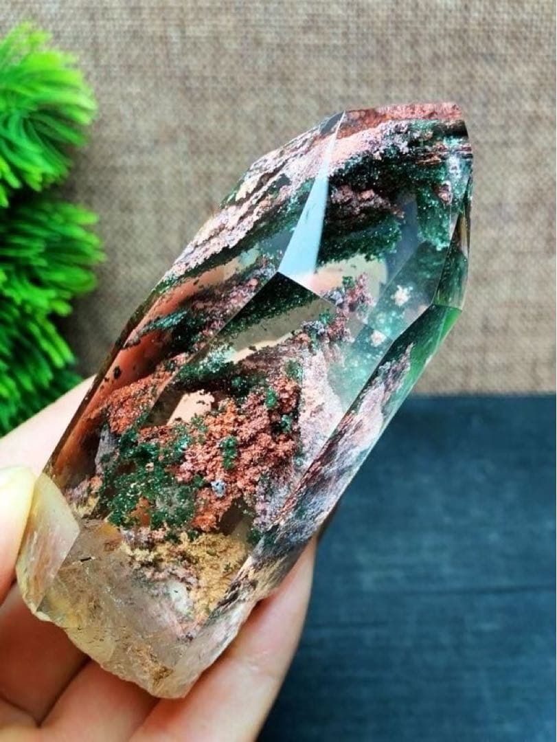 ⭐︎【極上品】天然 ガーデン クォーツ 置物 152g