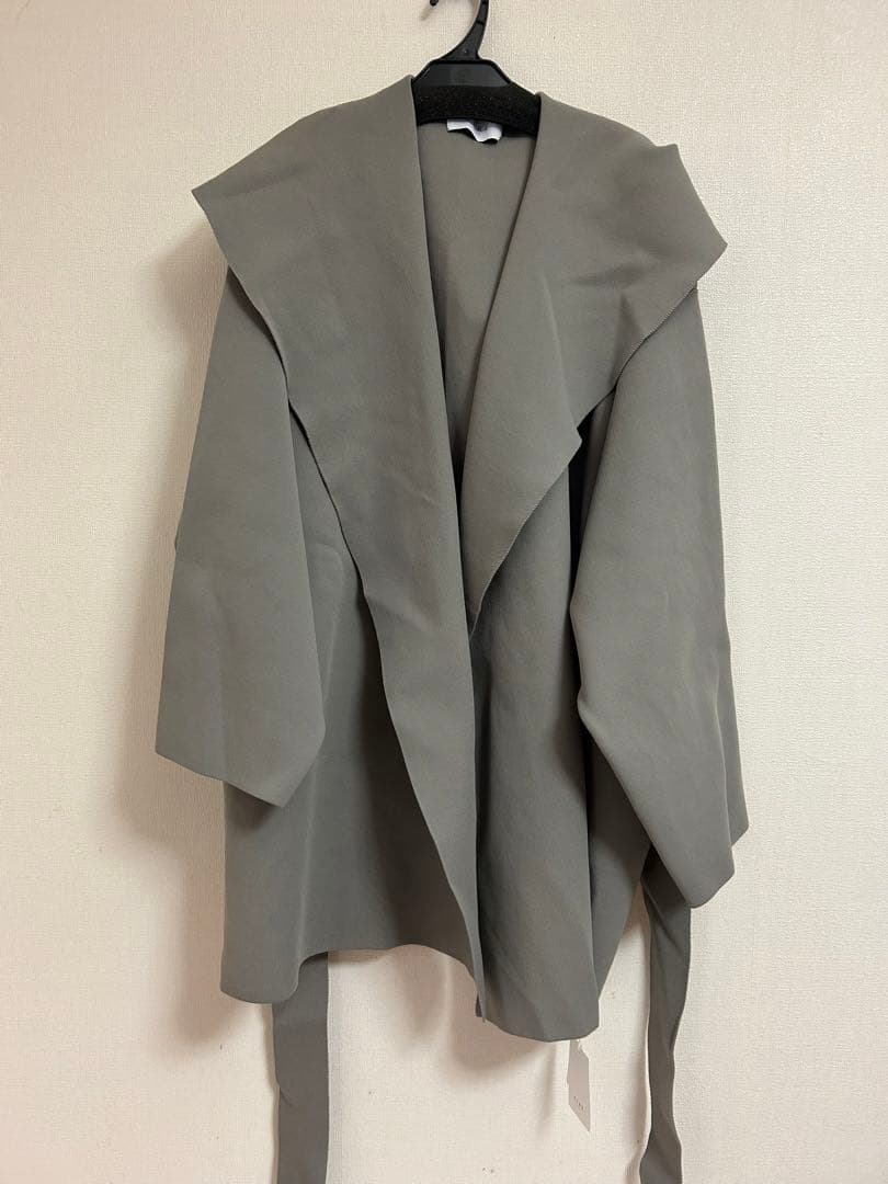 【未使用】ETRE TOKYO ダブルフェイスニットフーディコート