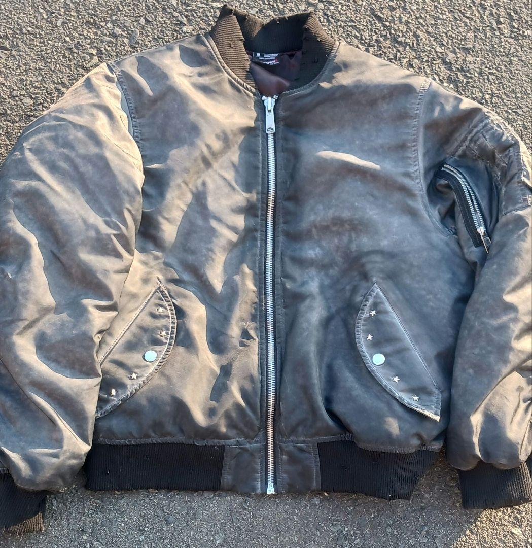 り*り様 BELVET Faded MA-1 BomberJacket