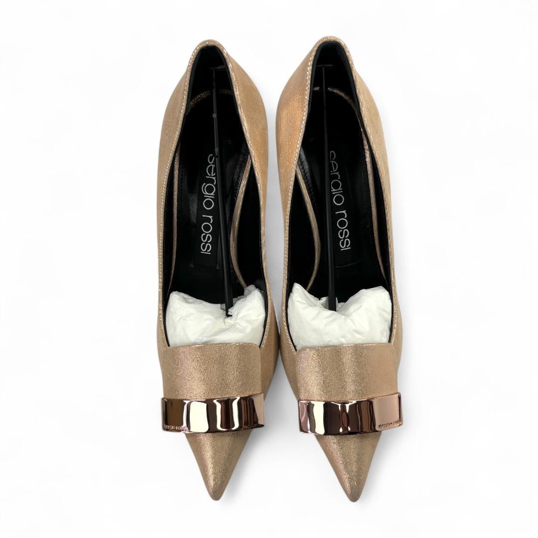 レアカラー セルジオロッシ SR1 ピンクベージュ 36 23cm 結婚式など