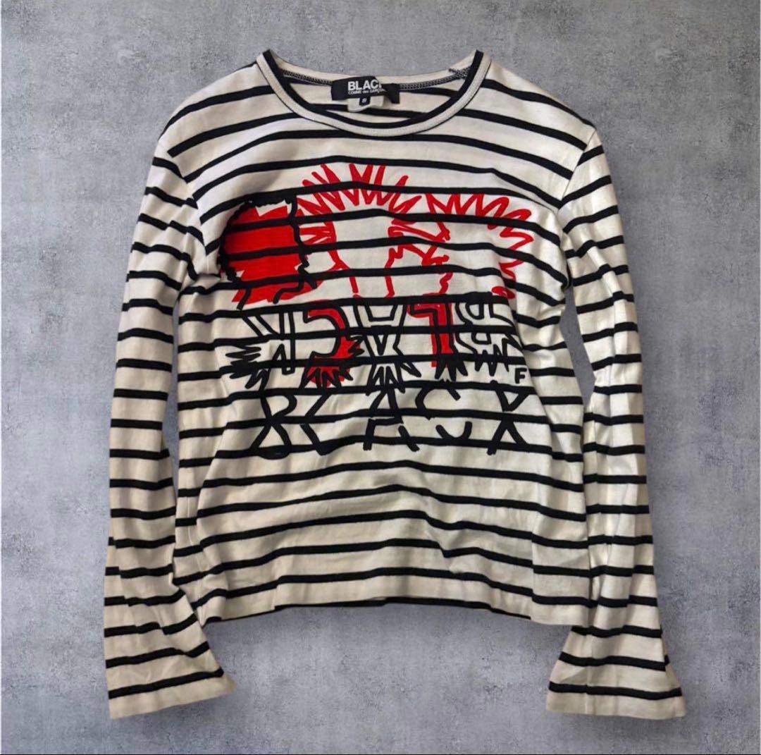 トップス BLACK COMME des GARCONS border top l/s
