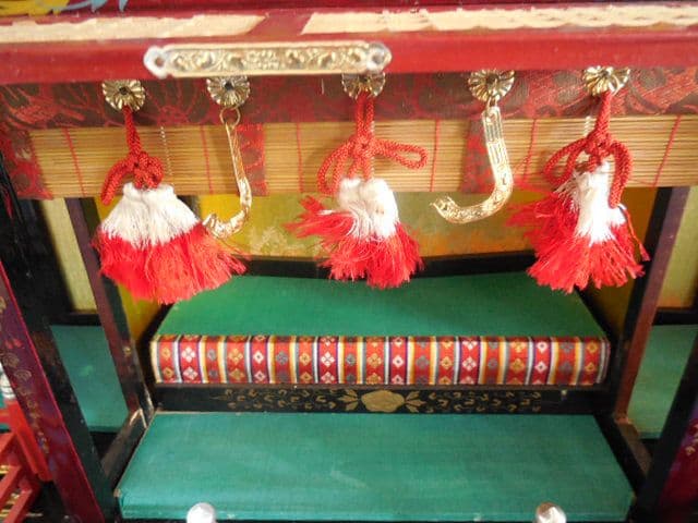 昭和レトロ 雛人形 御殿飾り 豊寿殿 雛飾り 雛祭り木製組み立て式 昭和30年代