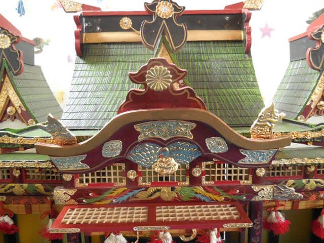 昭和レトロ 雛人形 御殿飾り 豊寿殿 雛飾り 雛祭り木製組み立て式 昭和30年代