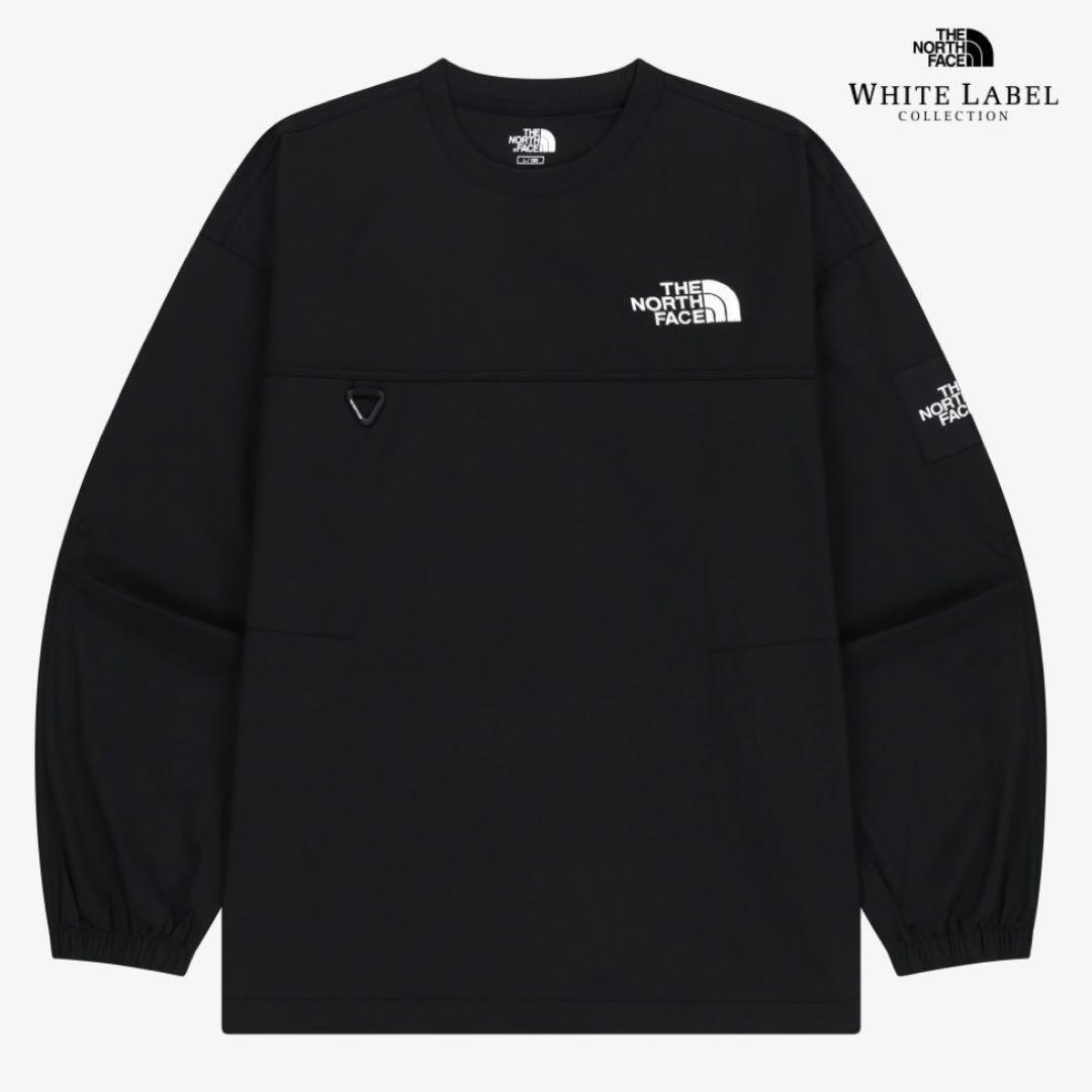 XL＊アルバニークルーネック＊ブラック　黒＊ロンT＊ノースフェイス＊韓国限定