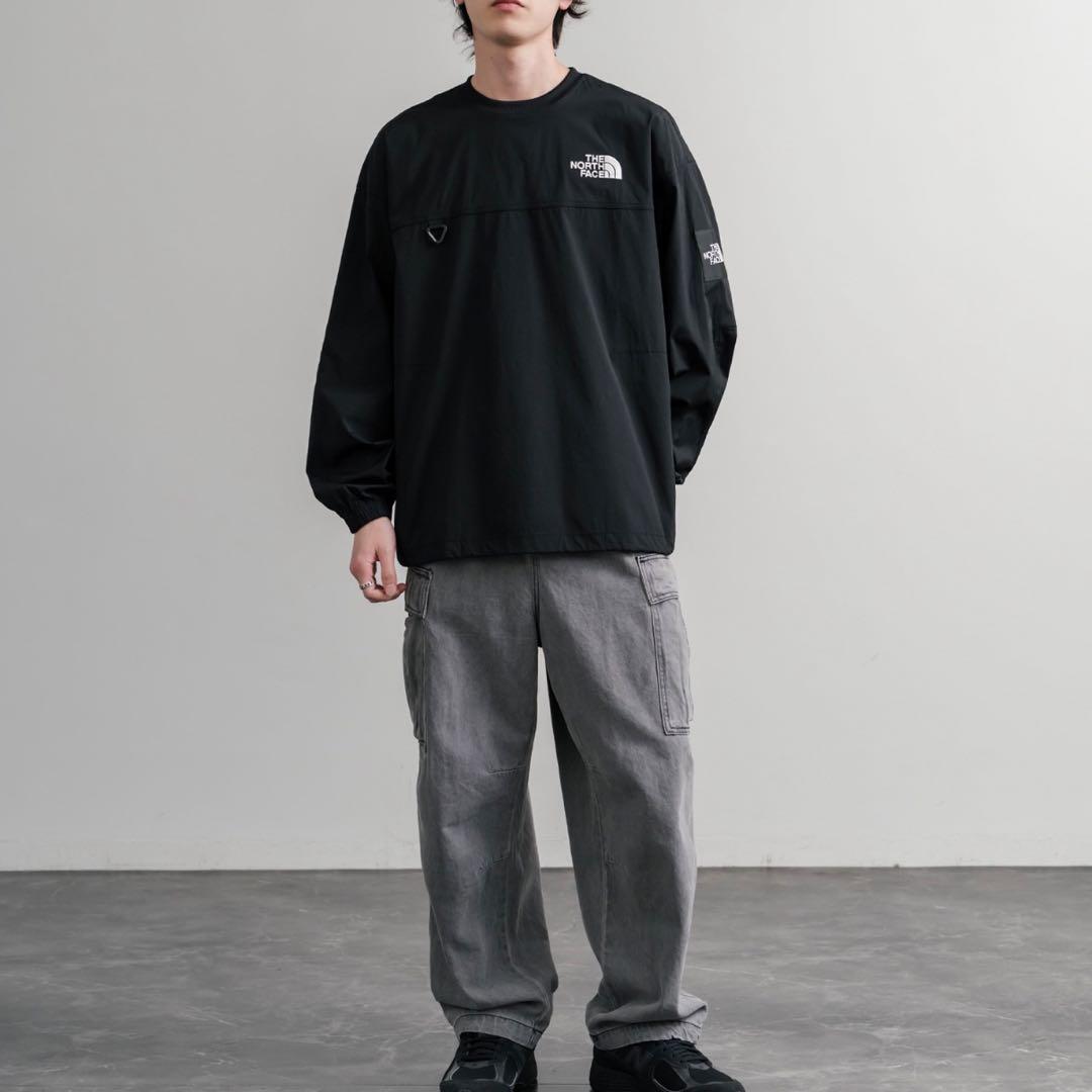 XL＊アルバニークルーネック＊ブラック　黒＊ロンT＊ノースフェイス＊韓国限定