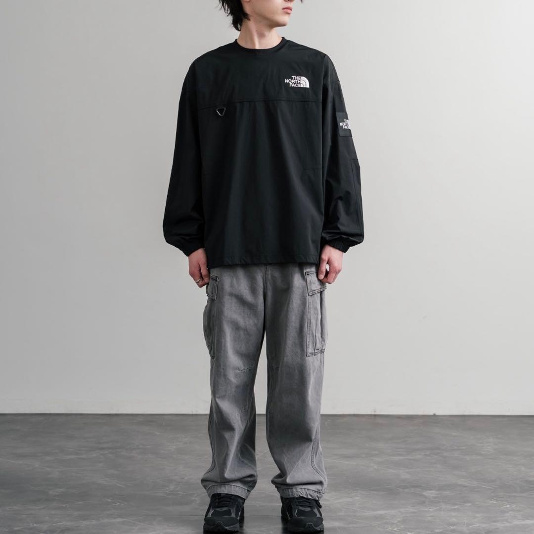 XL＊アルバニークルーネック＊ブラック　黒＊ロンT＊ノースフェイス＊韓国限定