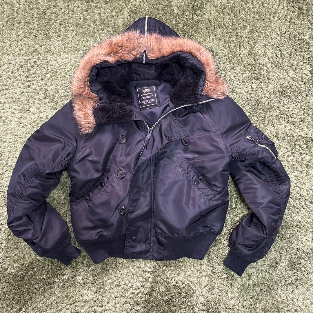 ALPHA INDUSTRIES MA-1 フライトジャケット M ネイビー
