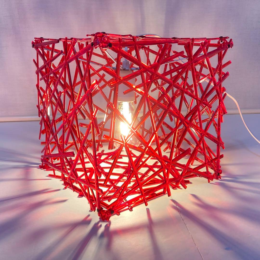 ドイツ製 Koziol社製 コジオル フロアライト スタンド 照明 赤色 レトロ