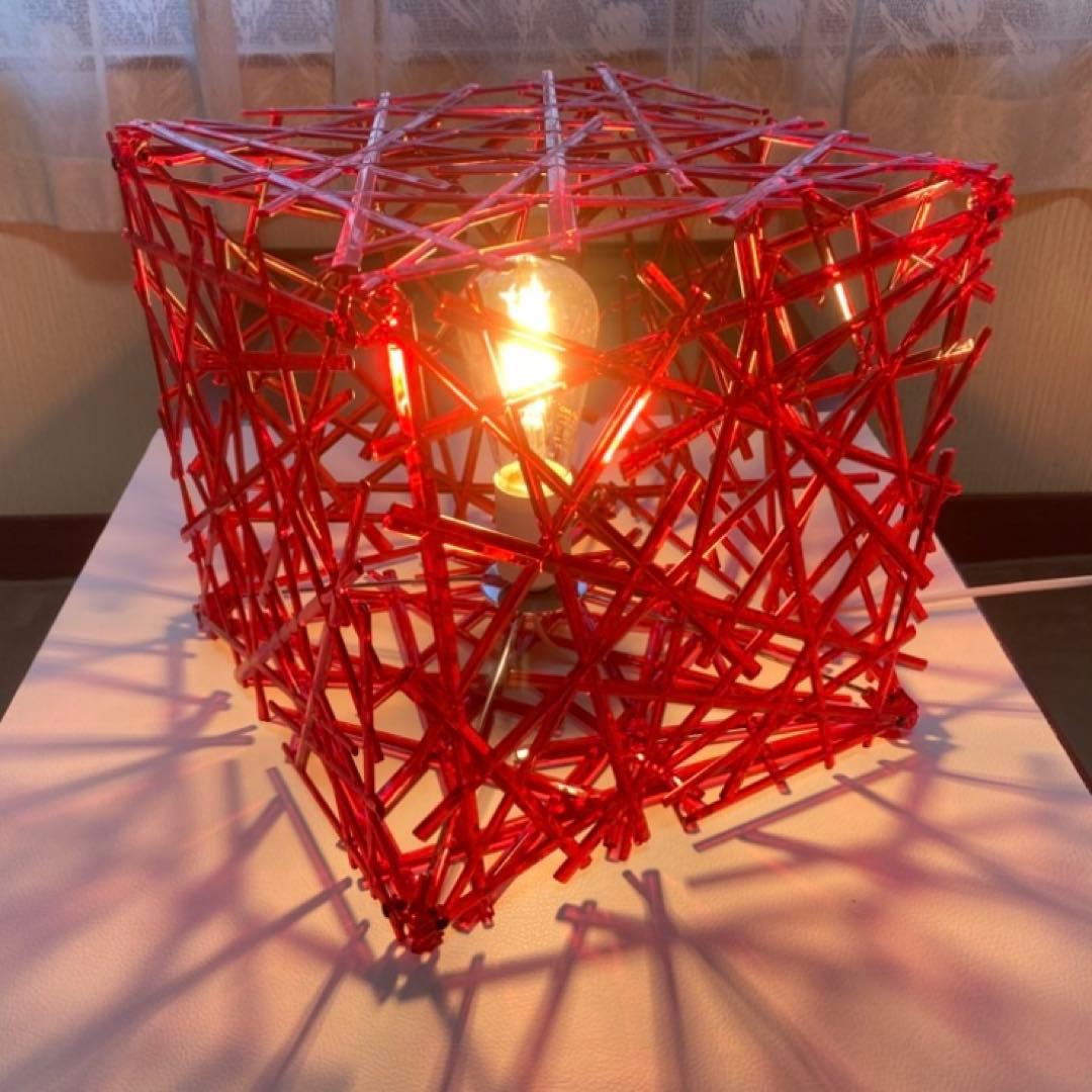 ドイツ製 Koziol社製 コジオル フロアライト スタンド 照明 赤色 レトロ