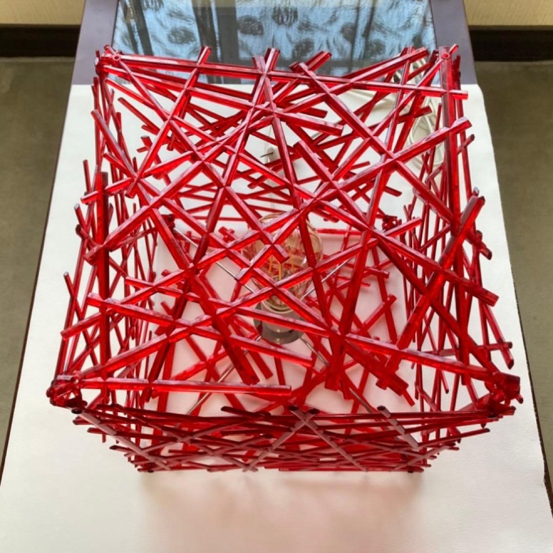 ドイツ製 Koziol社製 コジオル フロアライト スタンド 照明 赤色 レトロ