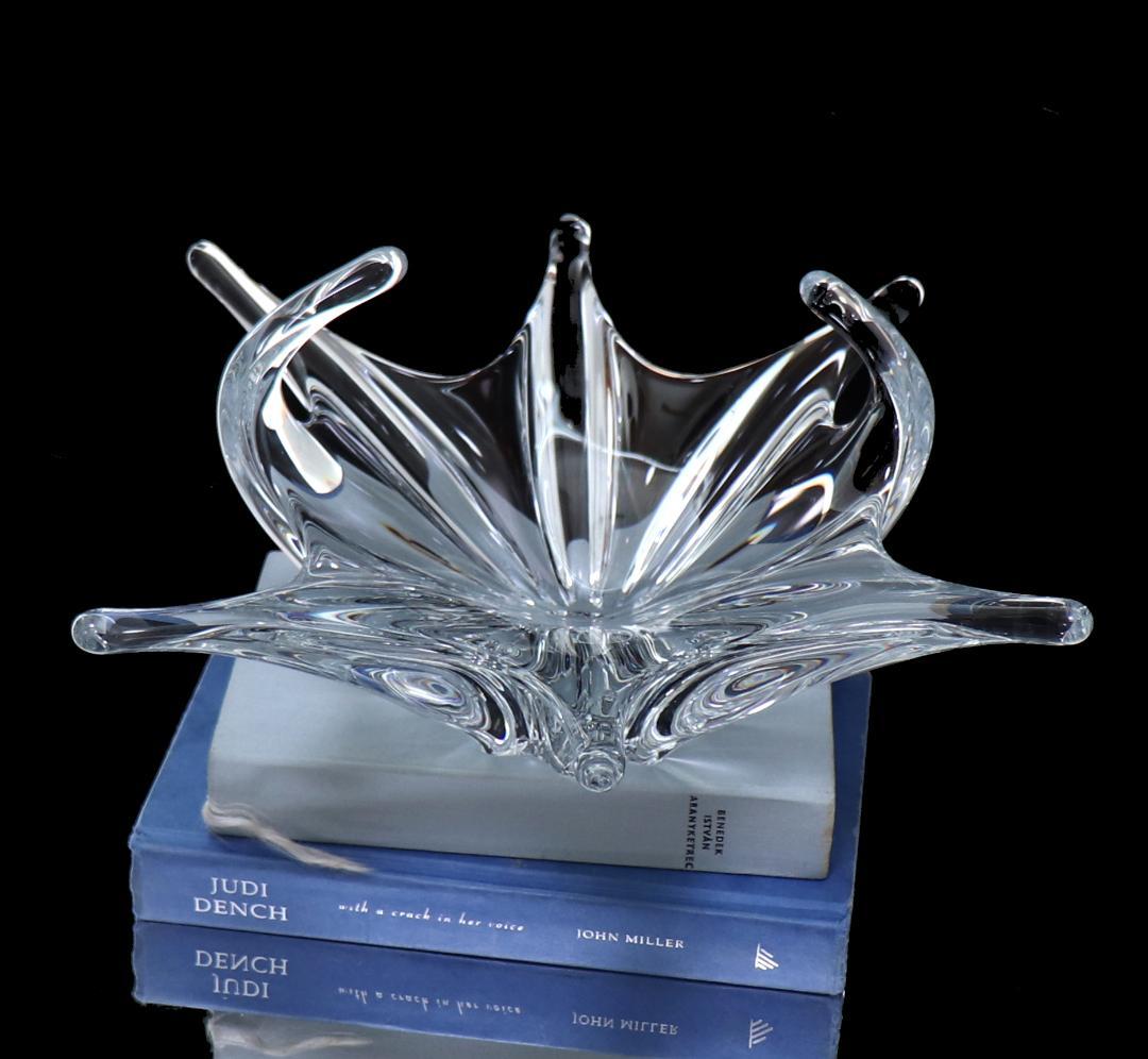 オールド・バカラ1950年特大作品 39.5cm3.6kg コンポートバスケット