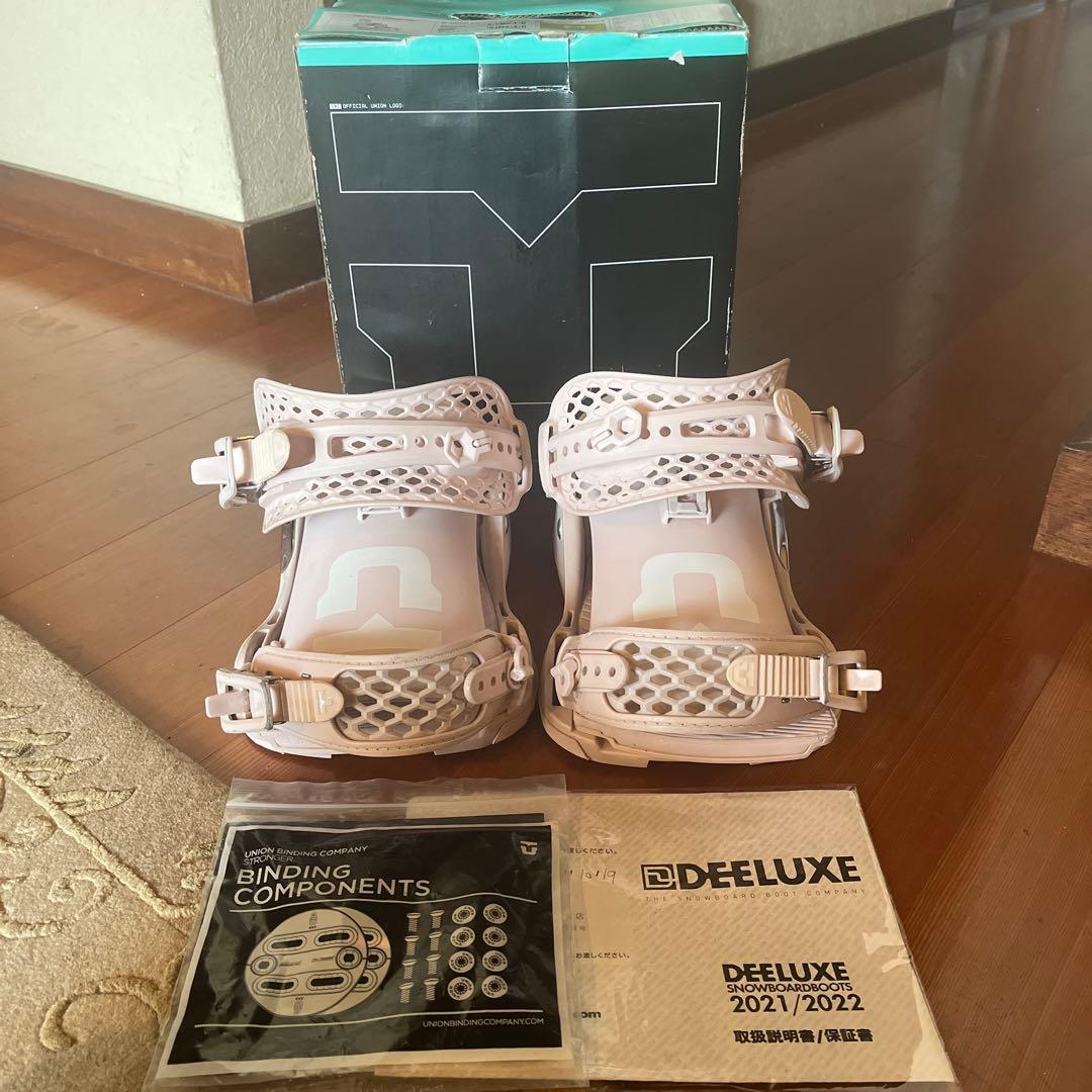 UNION TRILOGY スノーボード　ビンディング トリロジー　ピンク