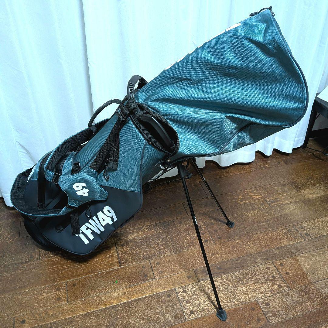 【極美品】TFW49 FORTYNINE キャディバッグ フードカバー付き
