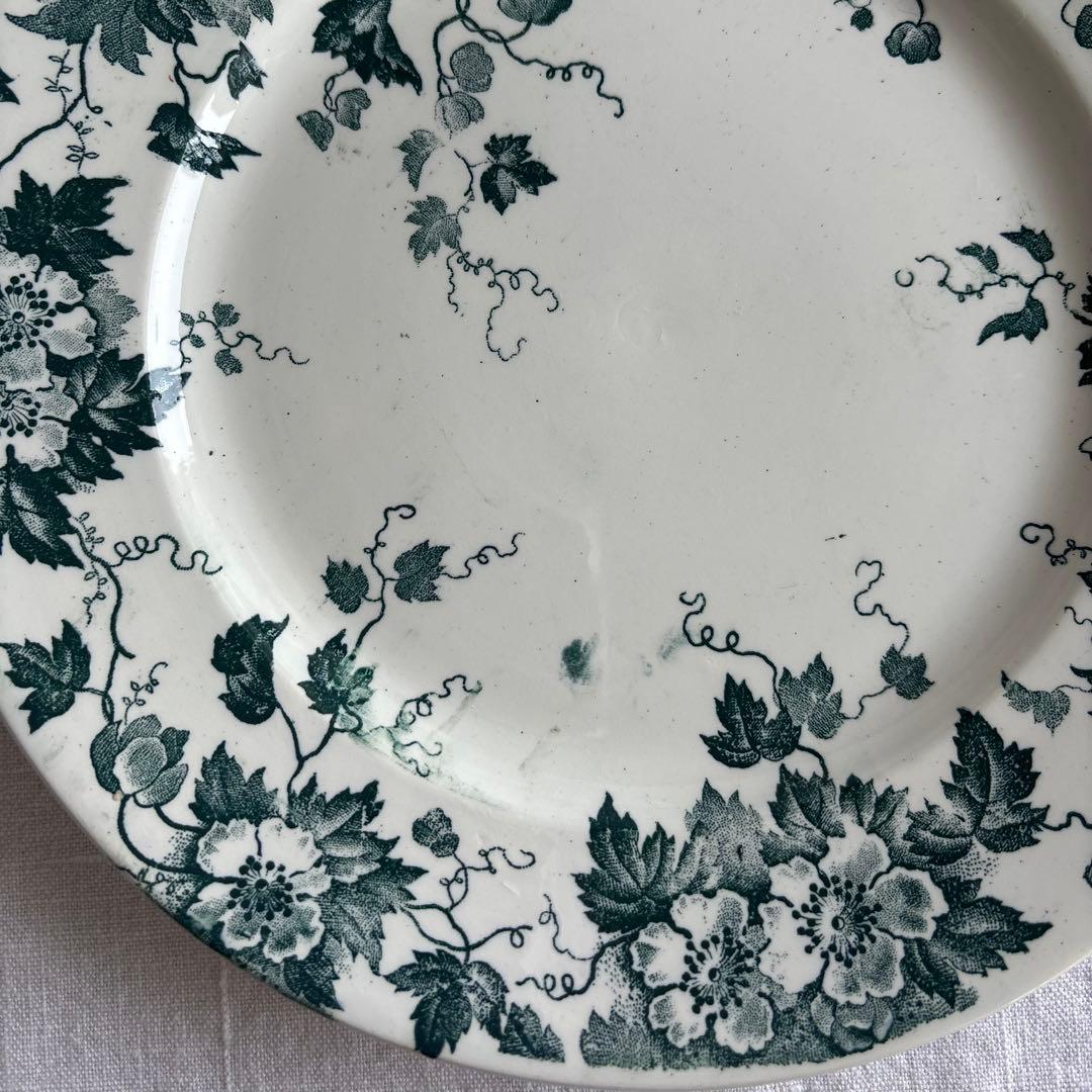 フランスアンティーク サンタマン Marion デザートプレート2枚セット