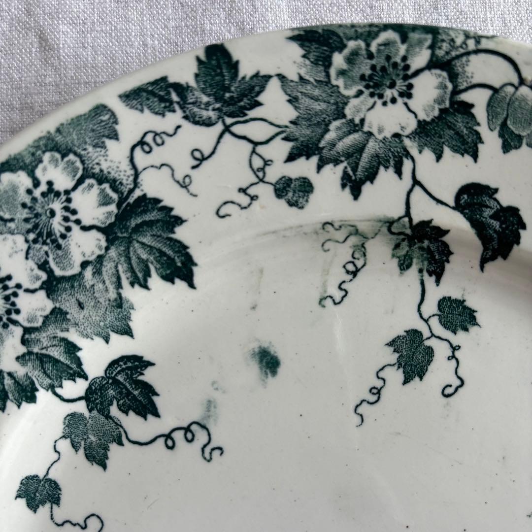 フランスアンティーク サンタマン Marion デザートプレート2枚セット