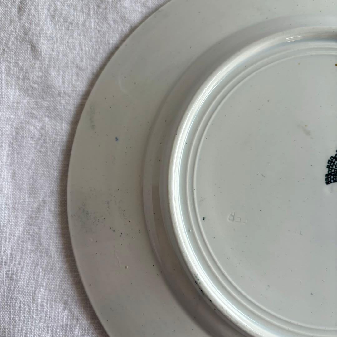 フランスアンティーク サンタマン Marion デザートプレート2枚セット