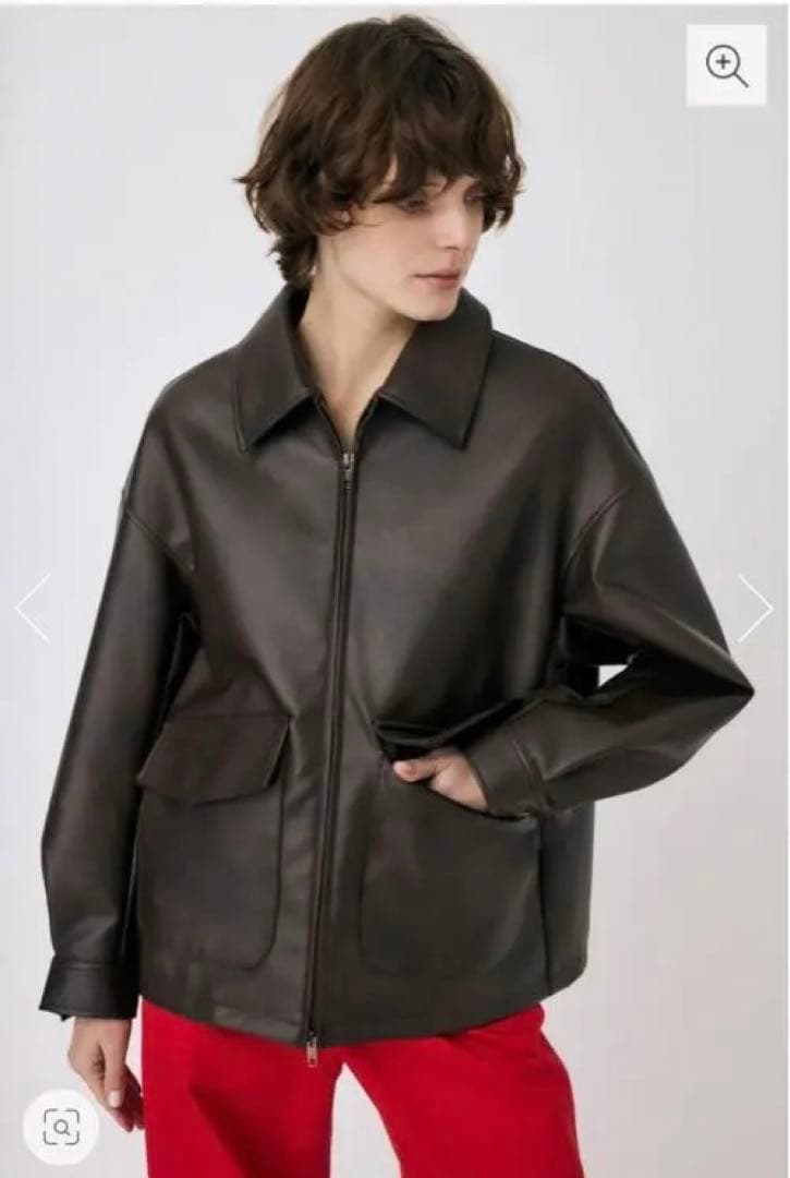 moussy ジャケット　 FAUX LEATHER OVER ジャケット