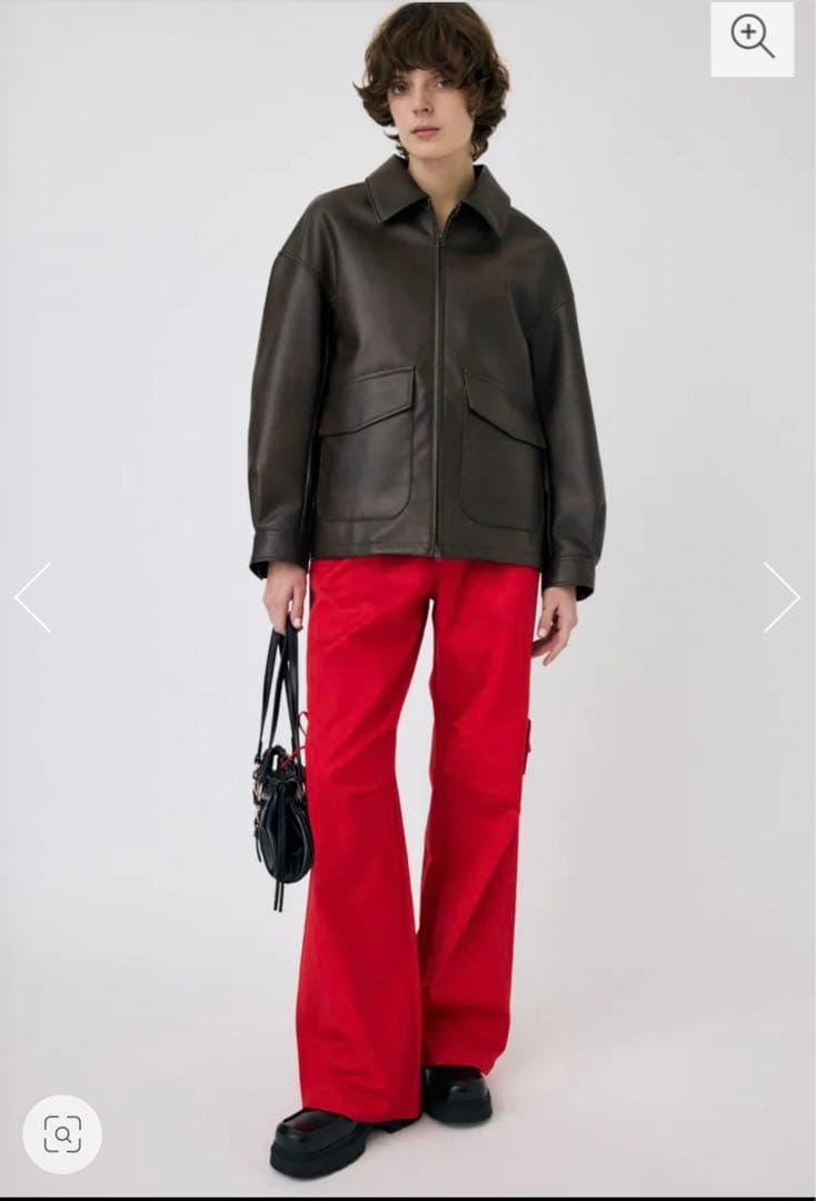 moussy ジャケット　 FAUX LEATHER OVER ジャケット