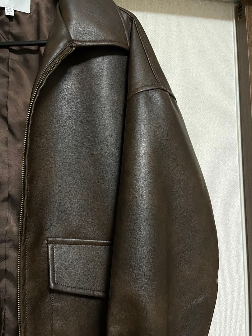 moussy ジャケット　 FAUX LEATHER OVER ジャケット