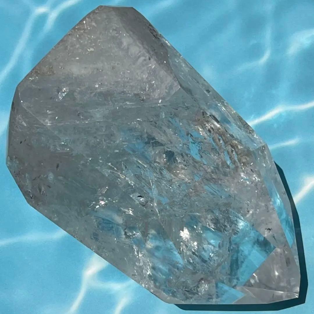 ✳️☆幻宝☆極品極上ハイパワー水晶☆レインボー レムリアンシード 六角柱 天然石