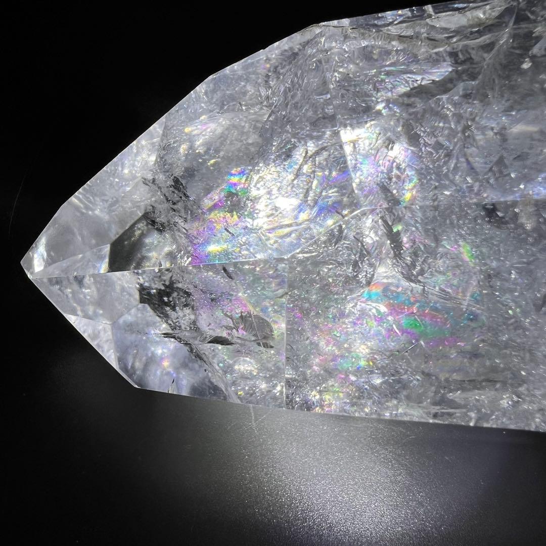 ✳️☆幻宝☆極品極上ハイパワー水晶☆レインボー レムリアンシード 六角柱 天然石